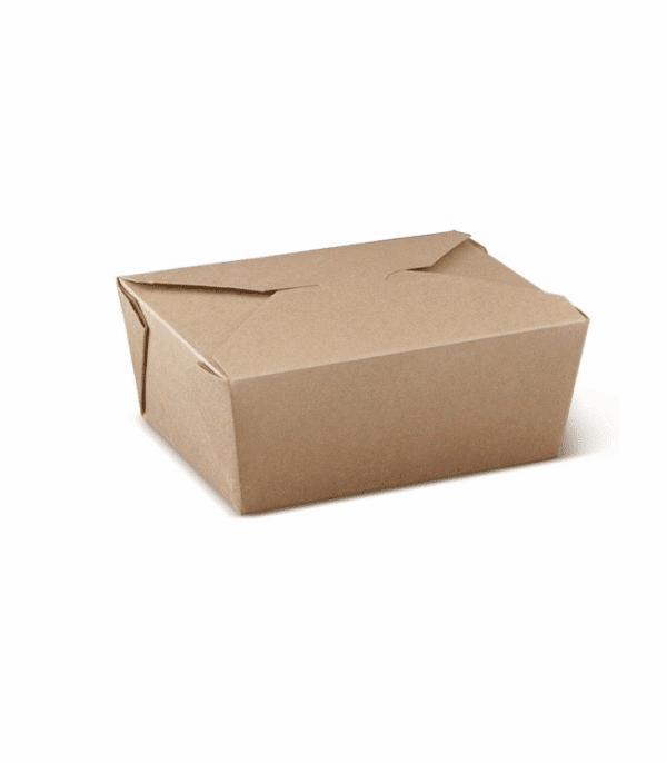 Scatole XL asporto in cartoncino 207x140x90/195x89x76 mm Avana 200 PZ