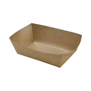 Vaschette con bordo alto per fritti antigrasso 135×105×45mm Avana 300 PZ