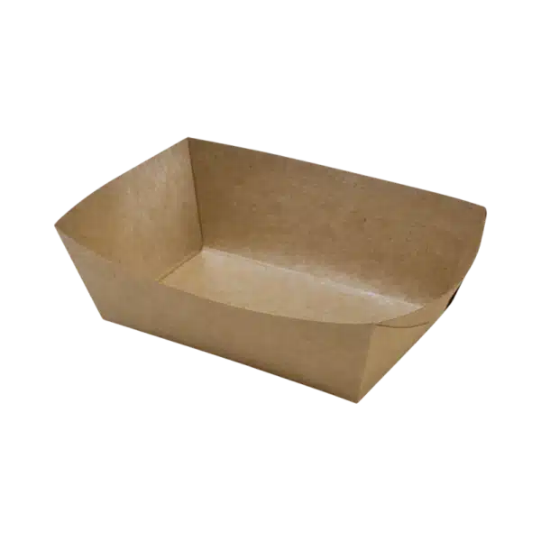 Vaschette con bordo alto per fritti antigrasso 160×115×50 mm Avana 400 PZ