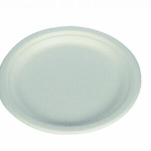 Piatto monouso 22 cm – Polpa di cellulosa compostabile – 16 CF x 50 PZ