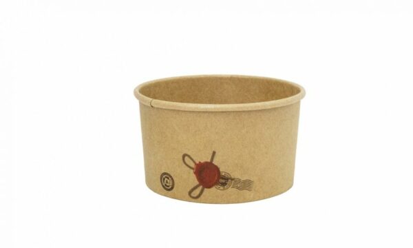Coppetta Gelato Kraft Avana 120 cc – Ø75×46 mm – 50 PZ x 40 CF