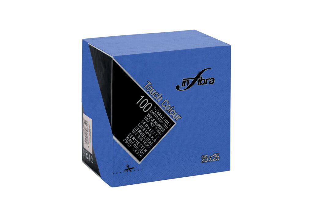 Tovaglioli 25x25 cm vari colori in Pura Cellulosa 2 Veli (50 Conf. da 100 pz) (Copia) - immagine 2