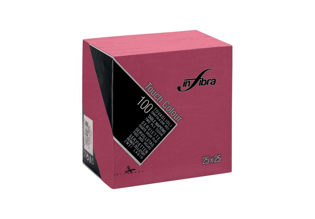 Tovaglioli 25x25 cm vari colori in Pura Cellulosa 2 Veli (50 Conf. da 100 pz) (Copia) - immagine 5