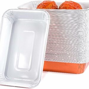 Contenitore alluminio Smoothwall Bianco/Rame 2 porzioni 300 pezzi